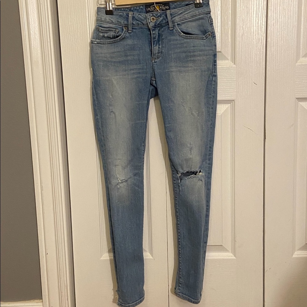 Lucky Brand distressed jeans